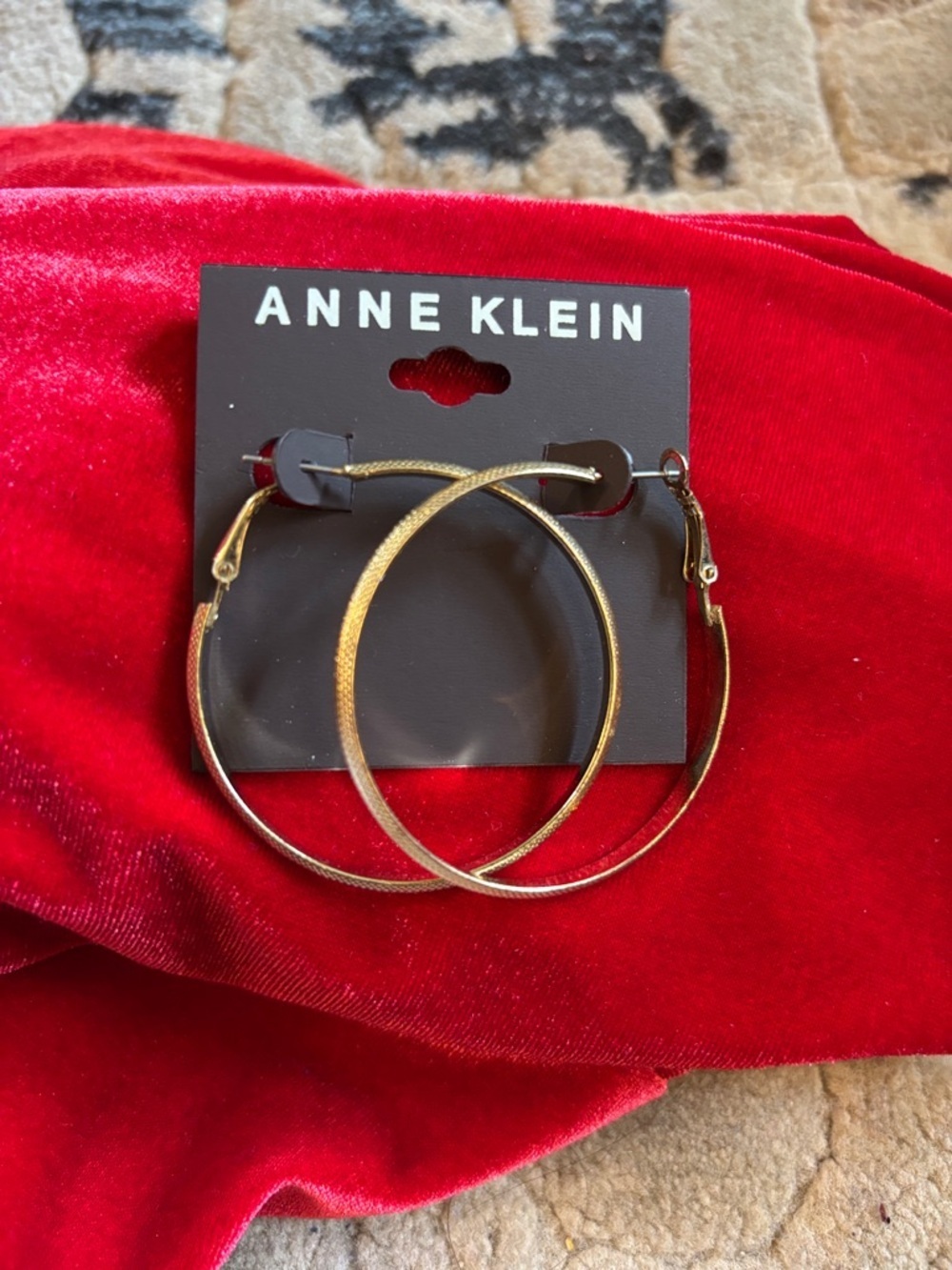 Anne Klein Gold Hoop Earrings